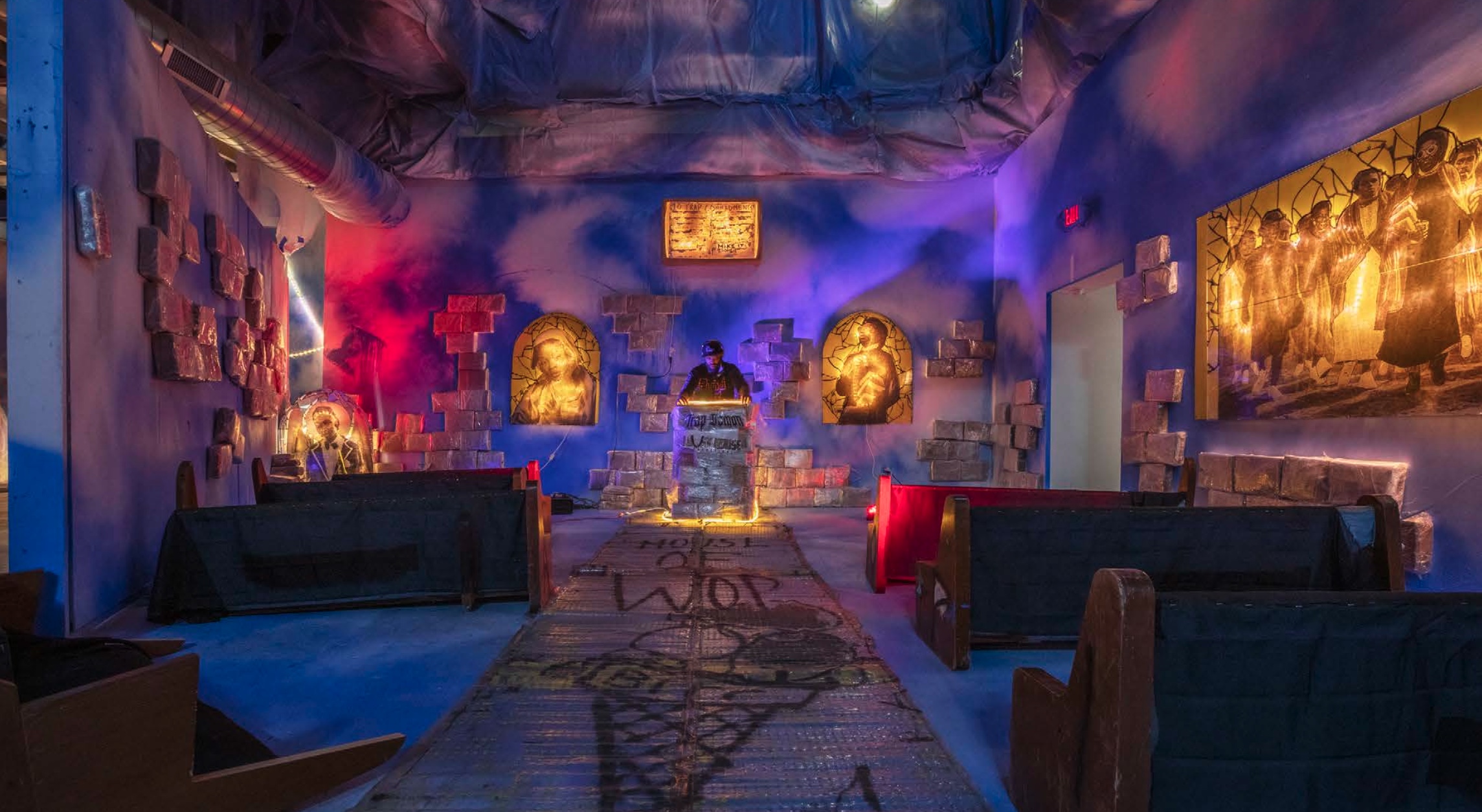Past edition · House of Wop installation